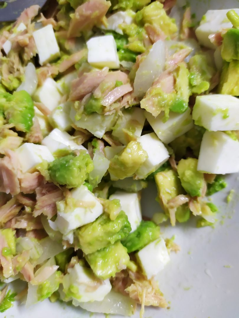 Ensalada de aguacate. 
