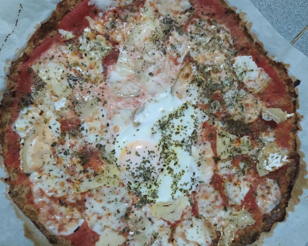 Pizza base berenjena Pizza base berenjena
