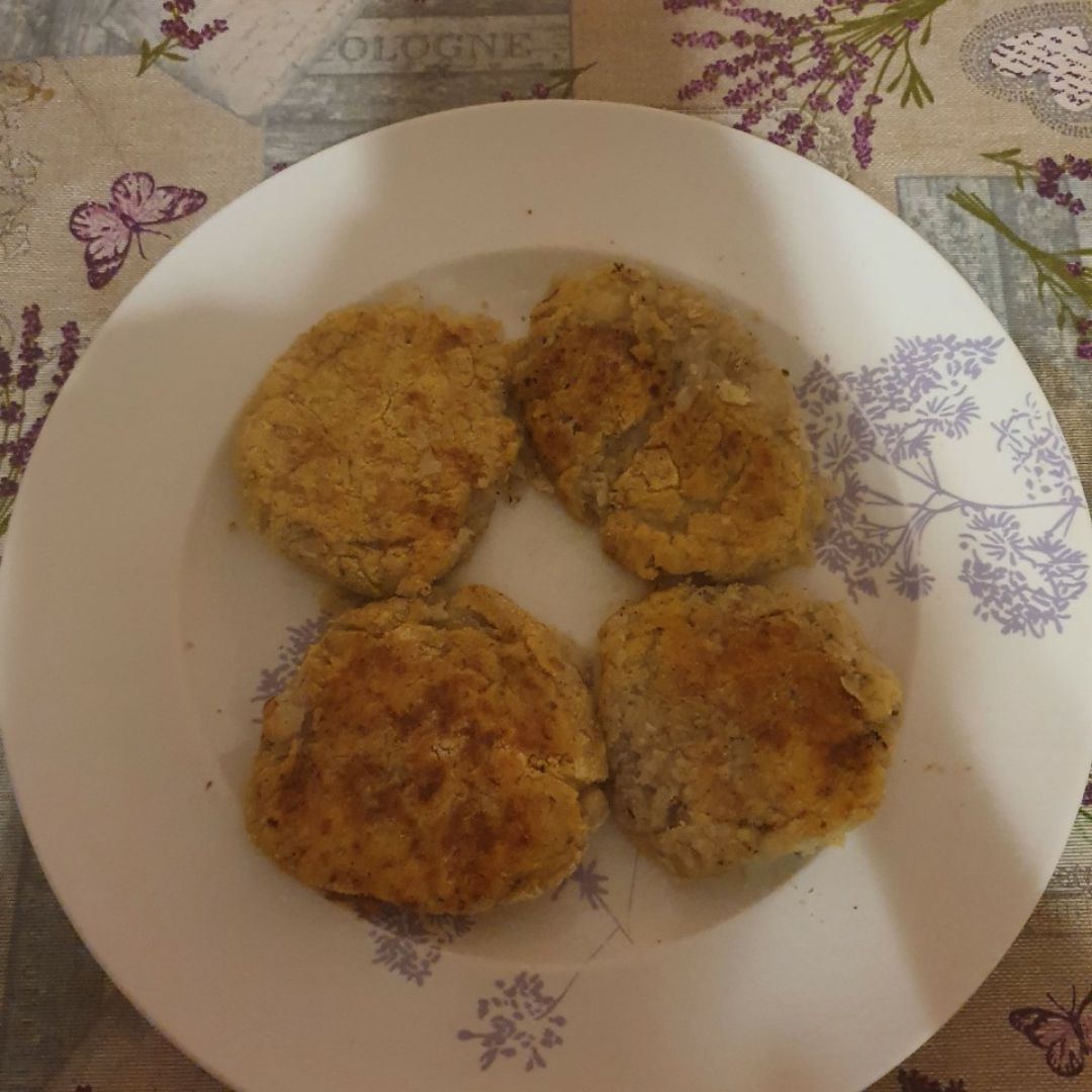 Hamburguesas de bacalao Hamburguesas de bacalao