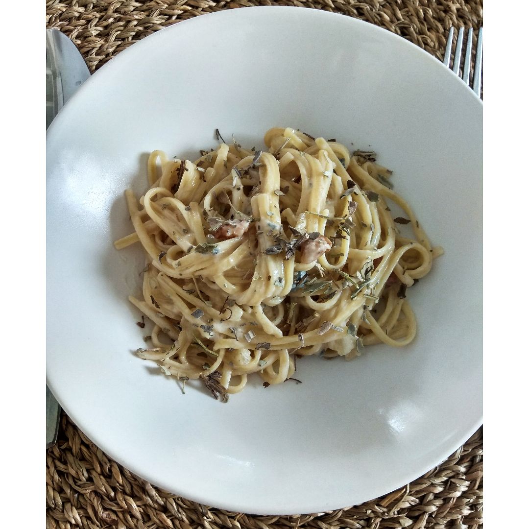 🍝Pasta con gorgonzola, pera y nueces🍝