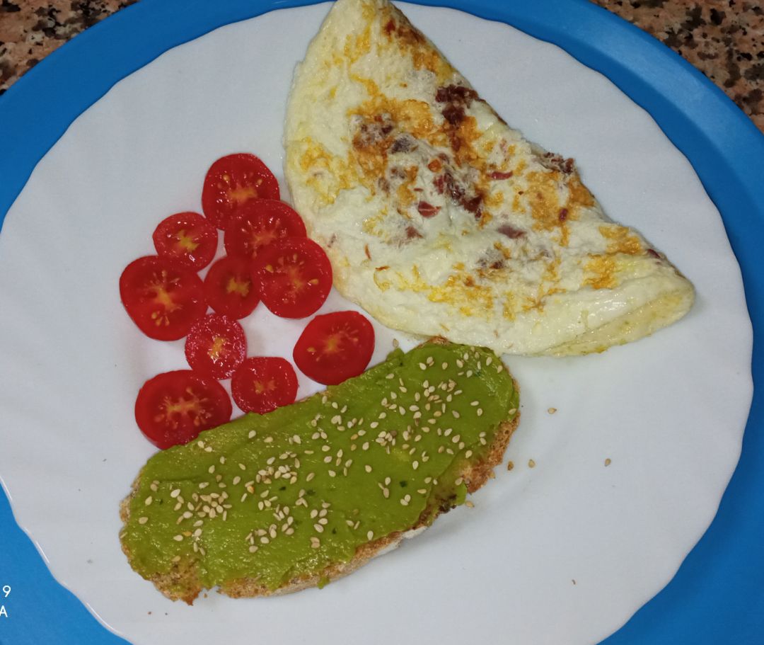 Tortilla de claras Tortilla de claras