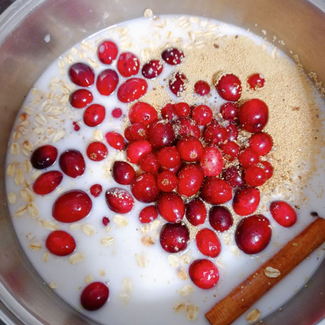 Porrigde de 3 cereales, arándanos y grosellas ❤️ Paso 0 Porrigde de 3 cereales, arándanos y grosellas ❤️ Paso 0