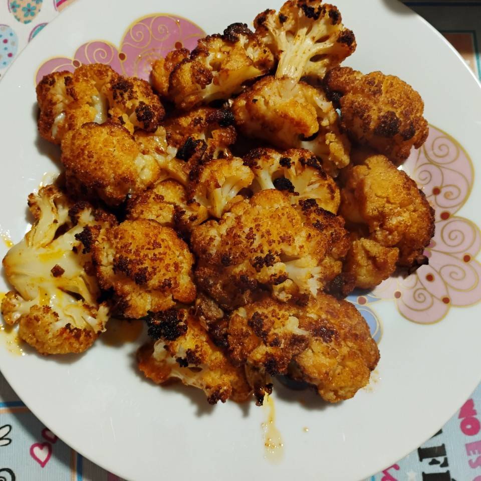 Coliflor al horno.