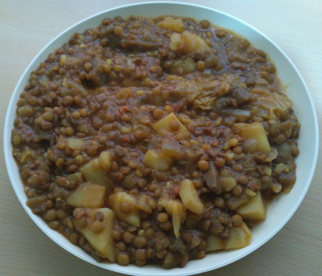 Lentejas pastosas Lentejas pastosas