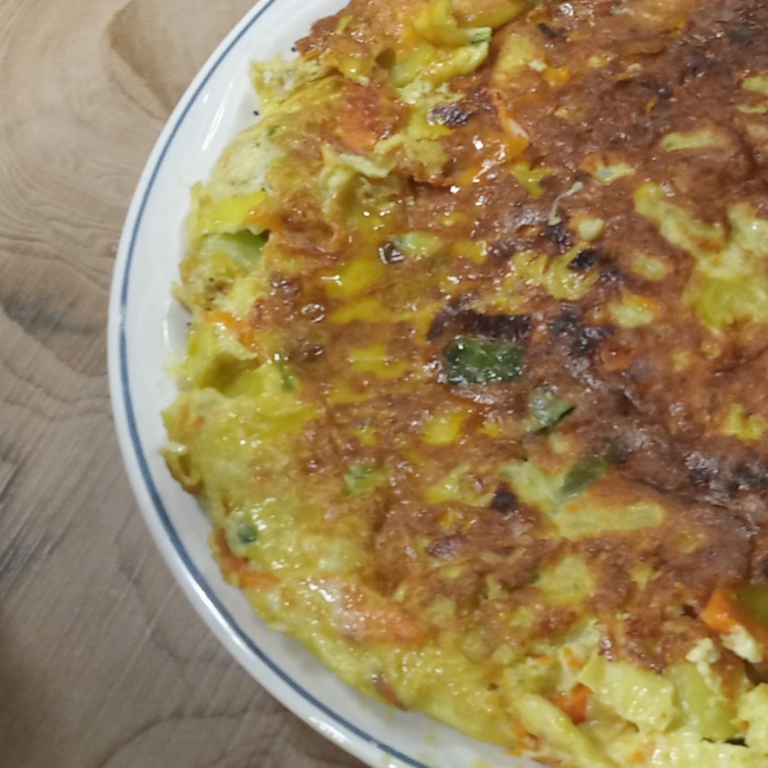 Tortilla de verduras Tortilla de verduras
