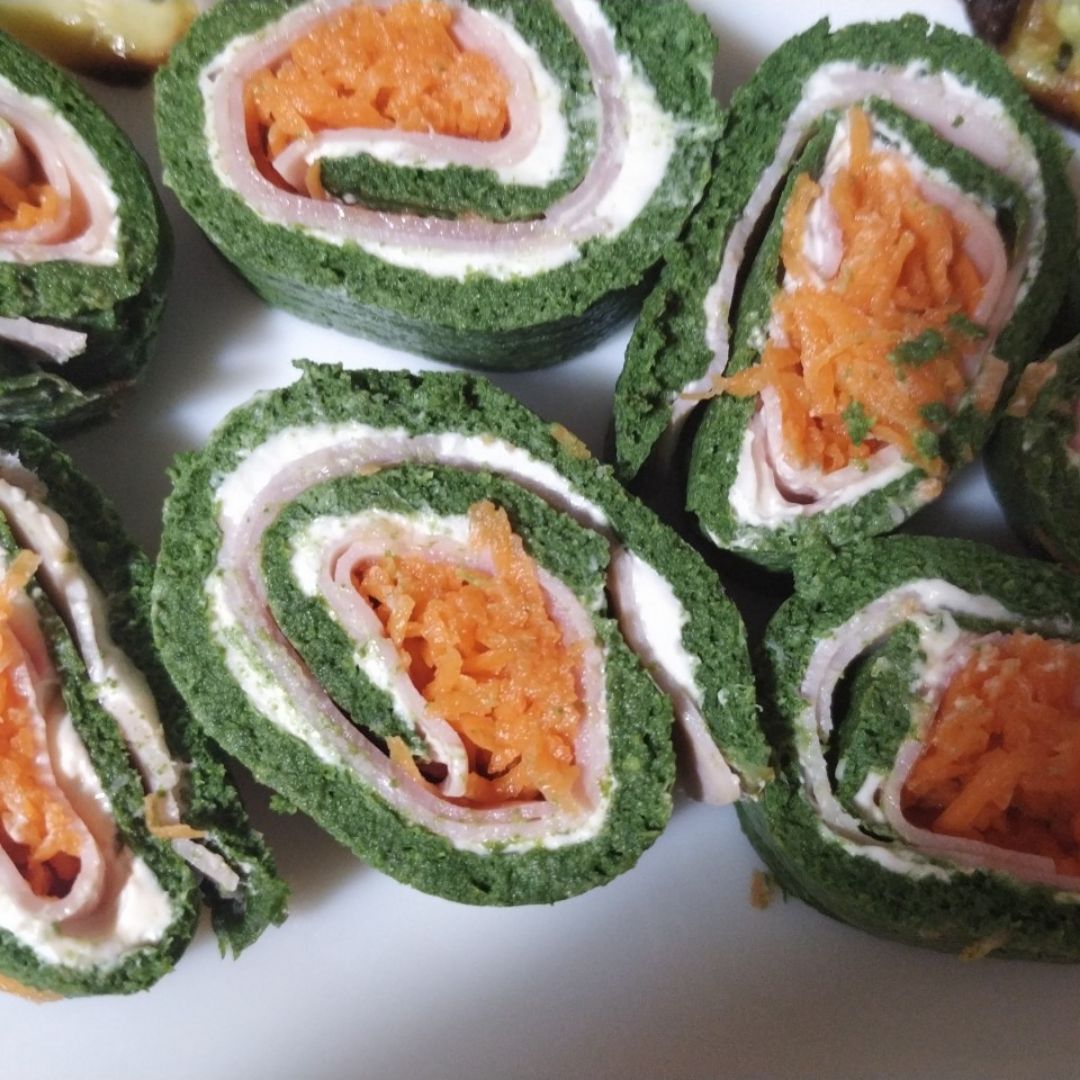 Rollitos de espinacas Paso 3 Rollitos de espinacas Paso 3