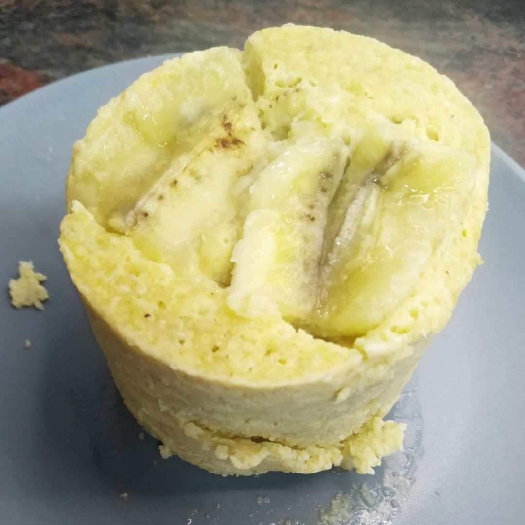 Mugcake de platano y almendra 💛 Paso 5 Mugcake de platano y almendra 💛 Paso 5