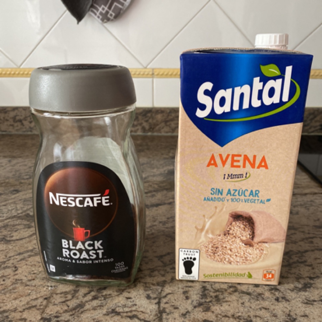 Vaso leche Nescafé 