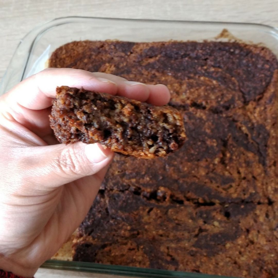 Marmolado de avena, plátano y zanahoria Paso 4 Marmolado de avena, plátano y zanahoria Paso 4