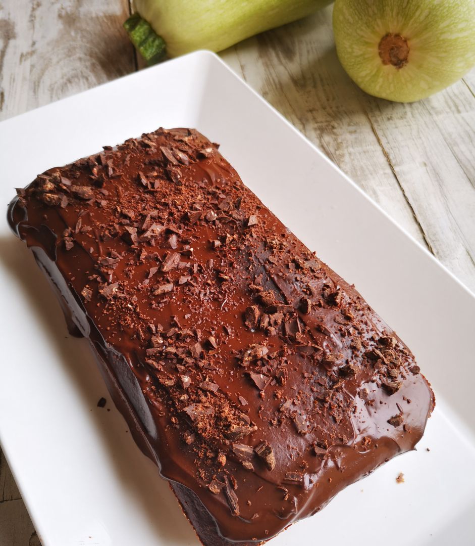 BIZCOCHO DE CALABACÍN Y CACAO