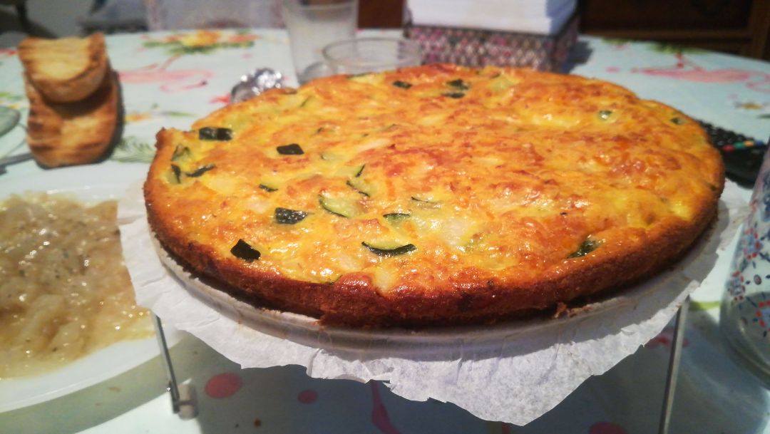 Pastel de calabacín Pastel de calabacín