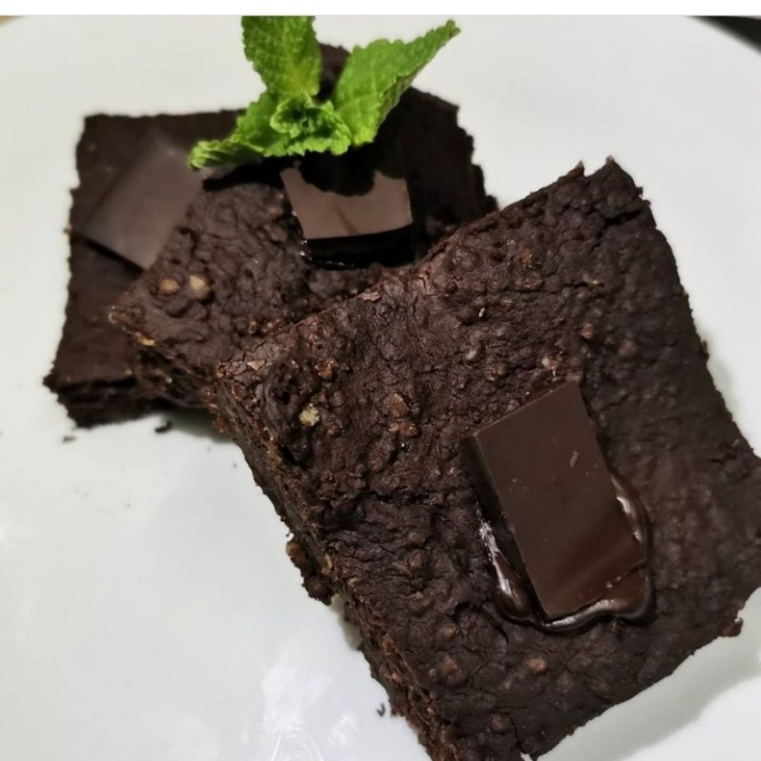 Brownie de alubias rojas Brownie de alubias rojas