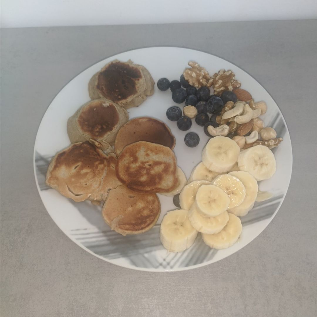 Tortitas básicas de avena