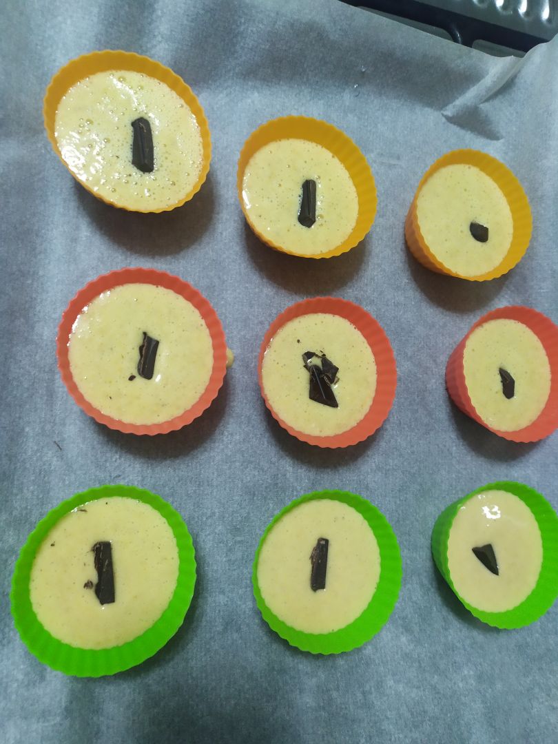 Muffins de 🍊 mandarina Paso 1