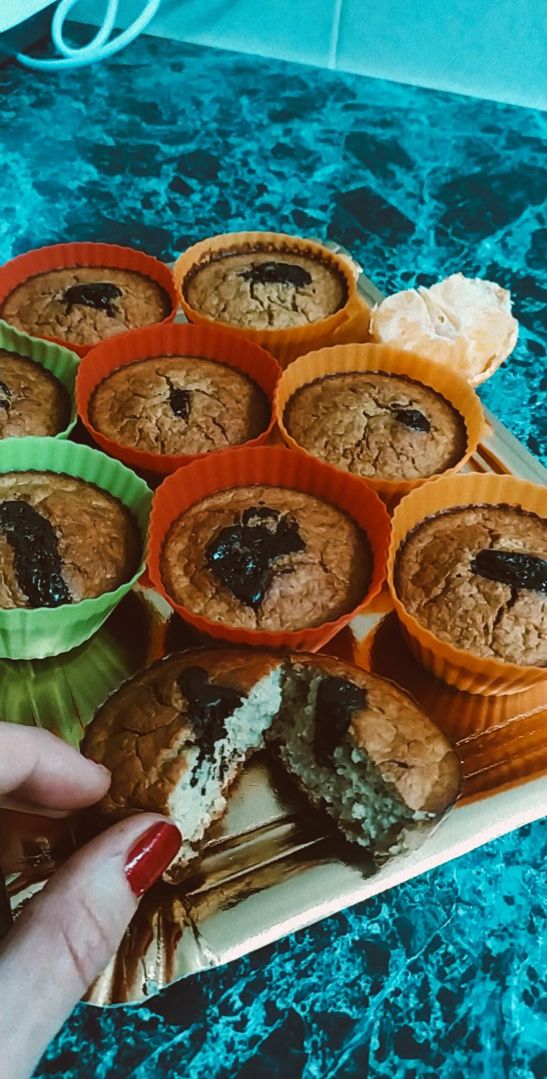 Muffins de 🍊 mandarina Paso 2