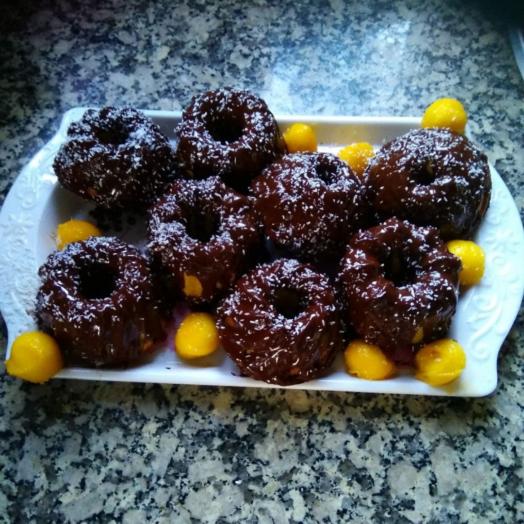 Bizcochitos de mango, plátano y chocolate Bizcochitos de mango, plátano y chocolate