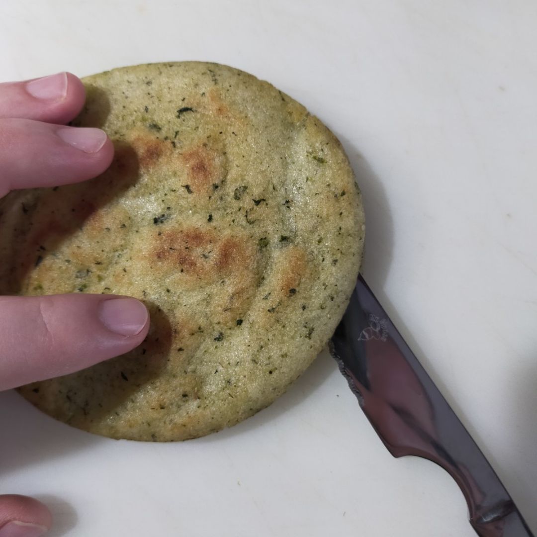 Arepas de espinacas rellenas con pollo y aguacate Paso 10 Arepas de espinacas rellenas con pollo y aguacate Paso 10