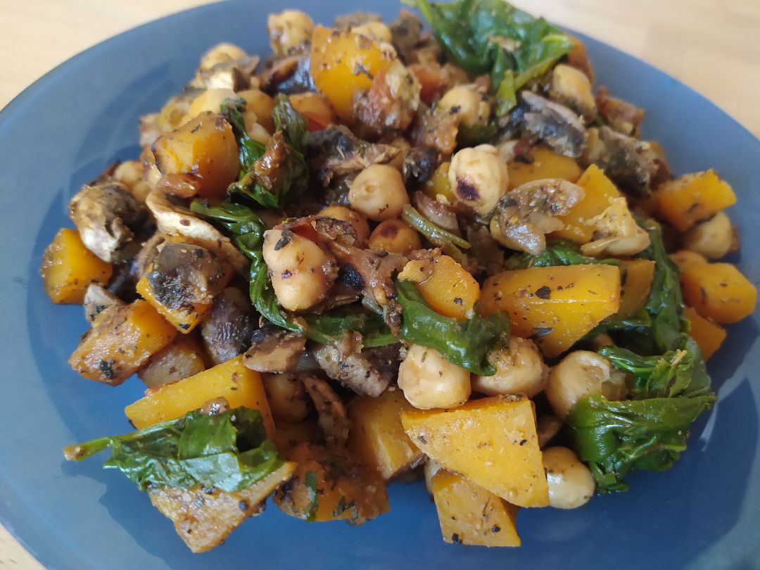 Garbanzos con calabaza Garbanzos con calabaza