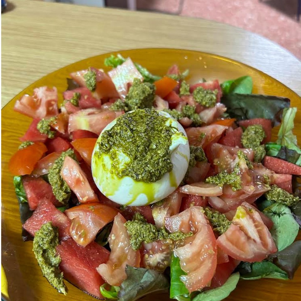 Ensalada con sandía y pesto Ensalada con sandía y pesto