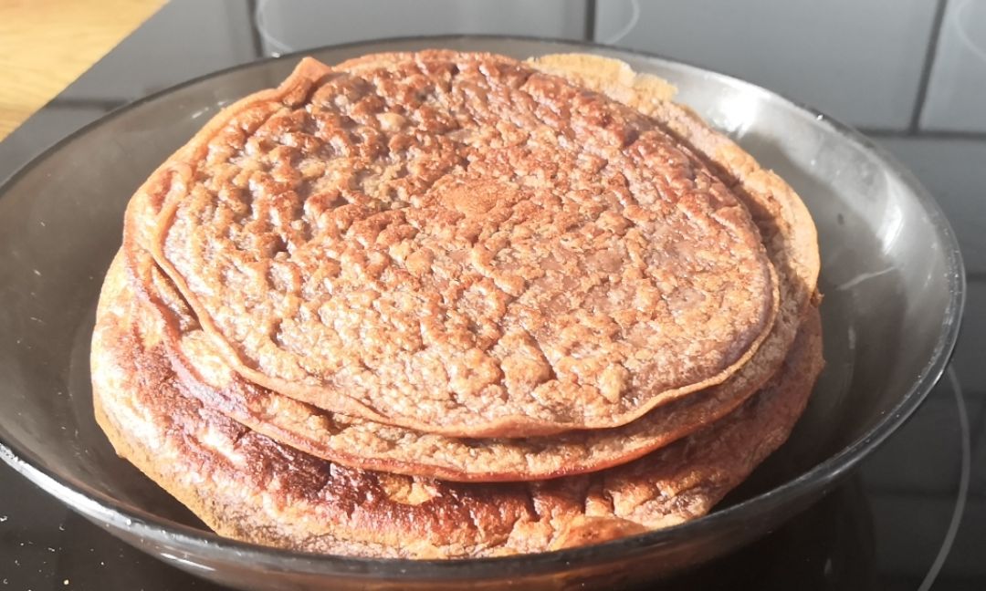Pancakes de avena Paso 6 Pancakes de avena Paso 6