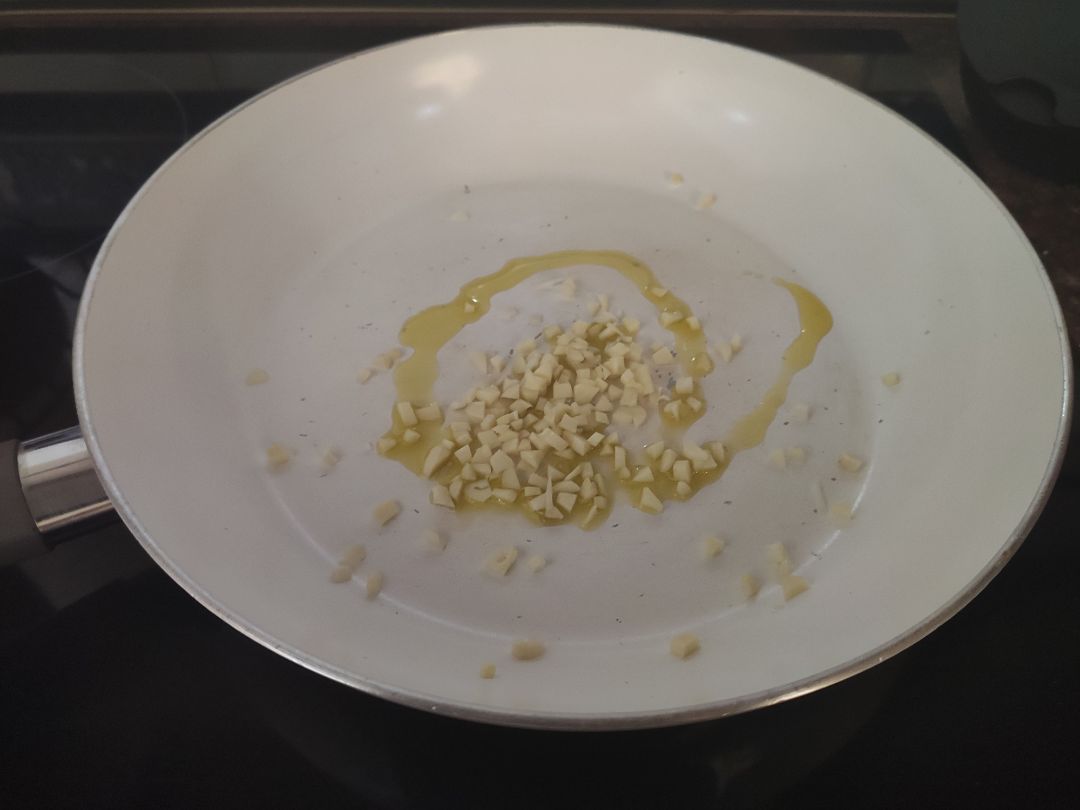 Champiñones al ajillo Paso 2