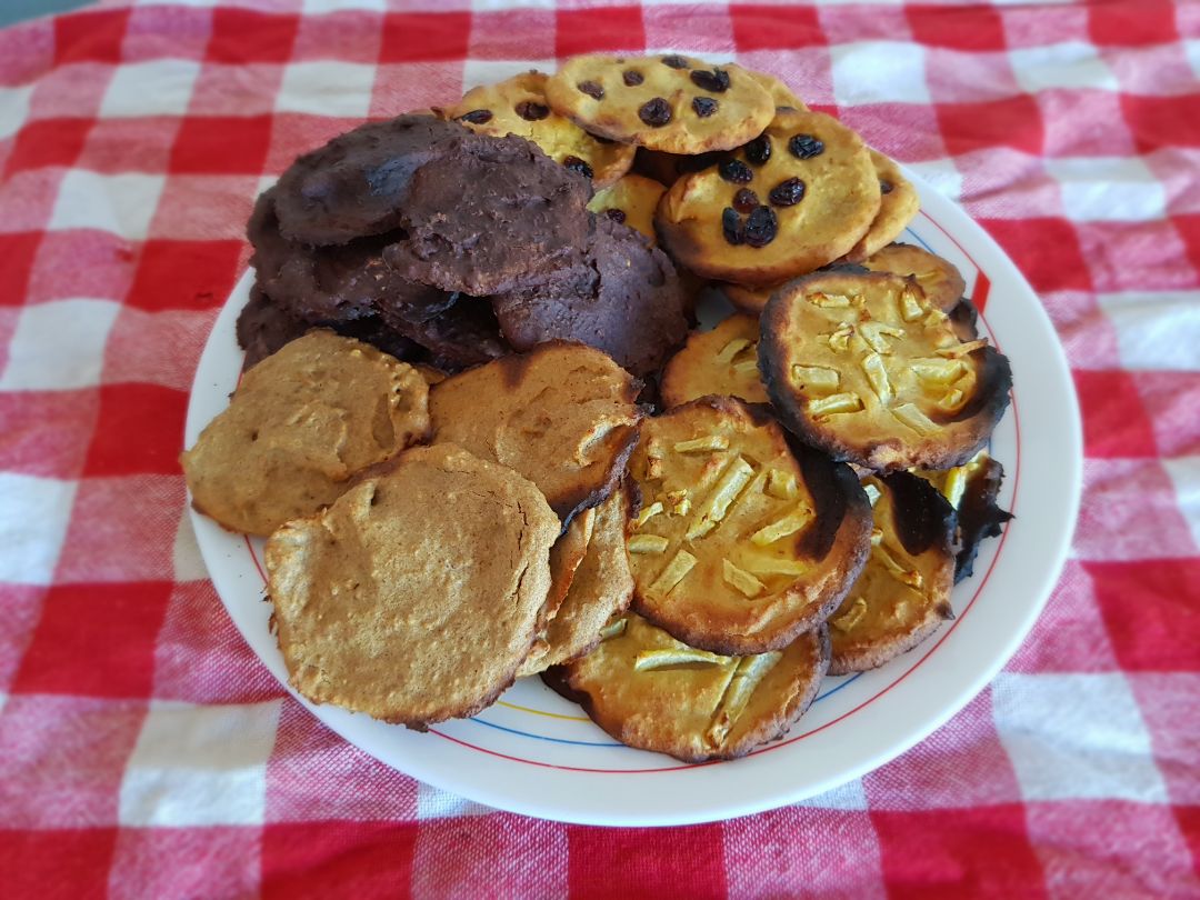 Galletas de avena y manzana 4 variedades Galletas de avena y manzana 4 variedades