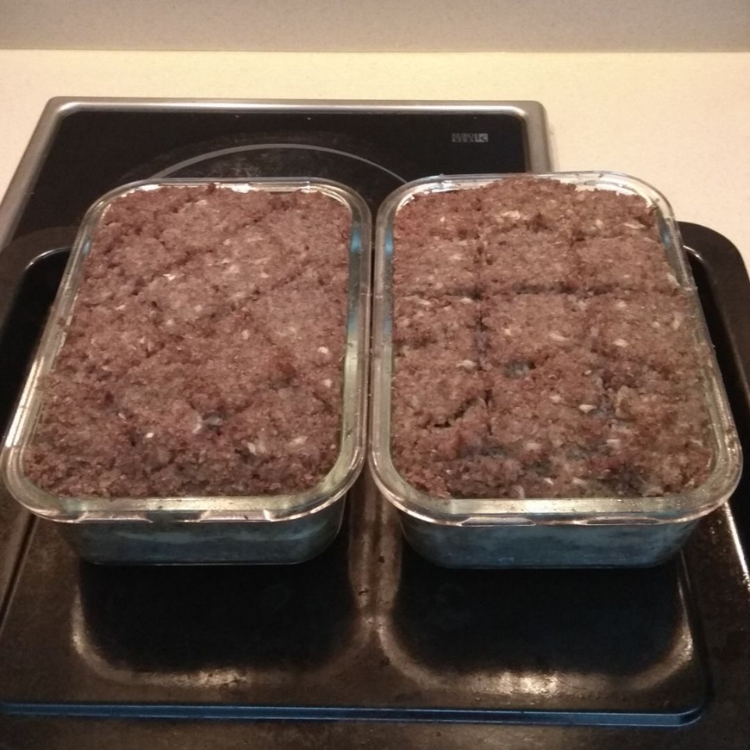 Pastel de carne con kibe (bulgur) Pastel de carne con kibe (bulgur)