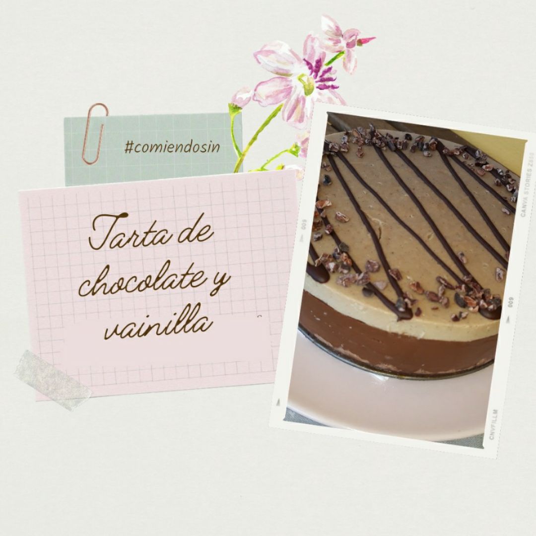 TARTA DE CHOCOLATE Y VAINILLA TARTA DE CHOCOLATE Y VAINILLA