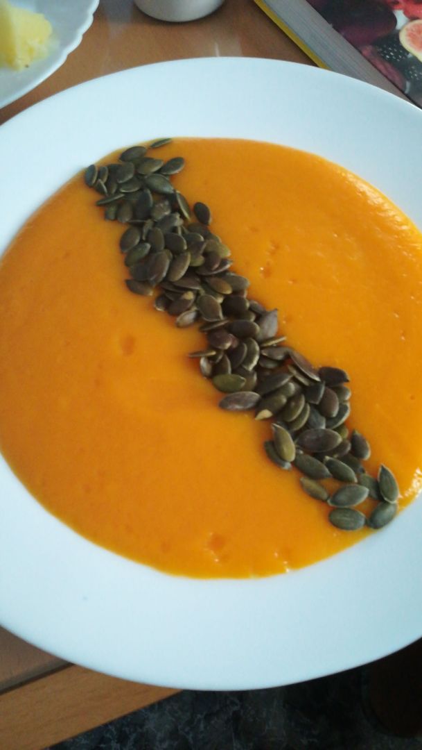 Puré de calabaza y zanahoria