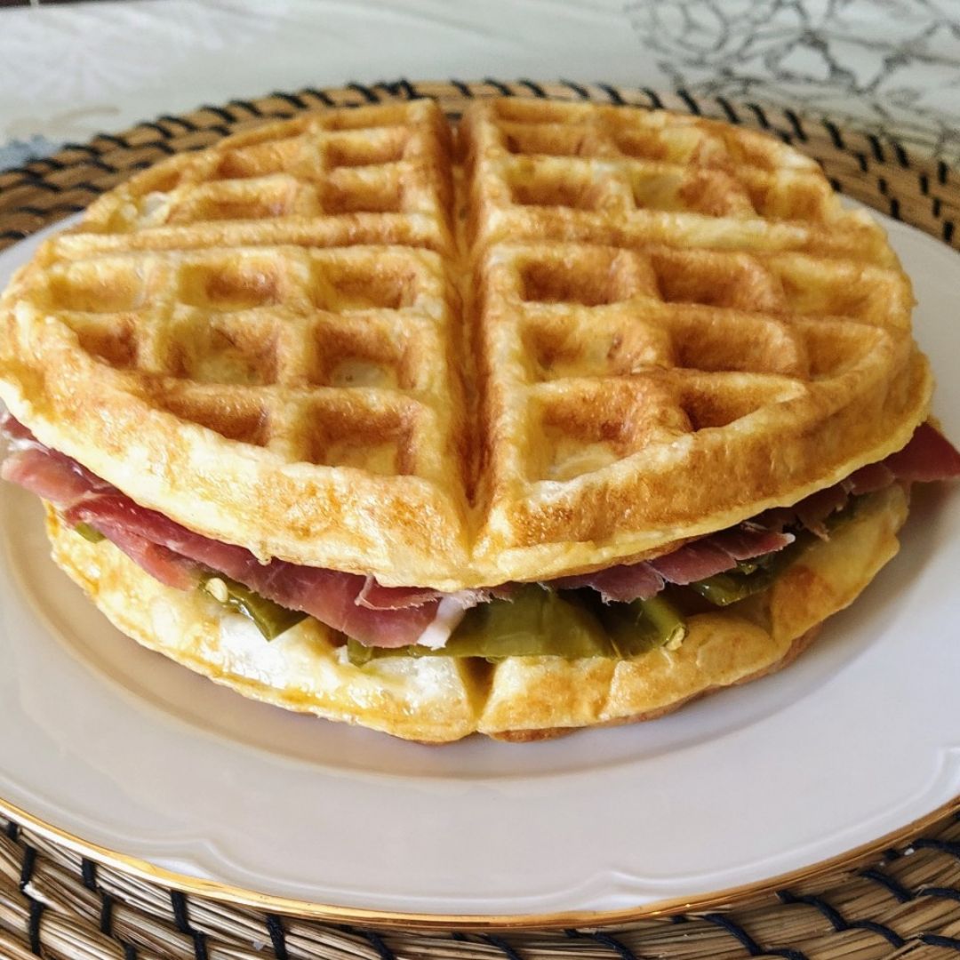 Gofre de Tortilla de patatas relleno