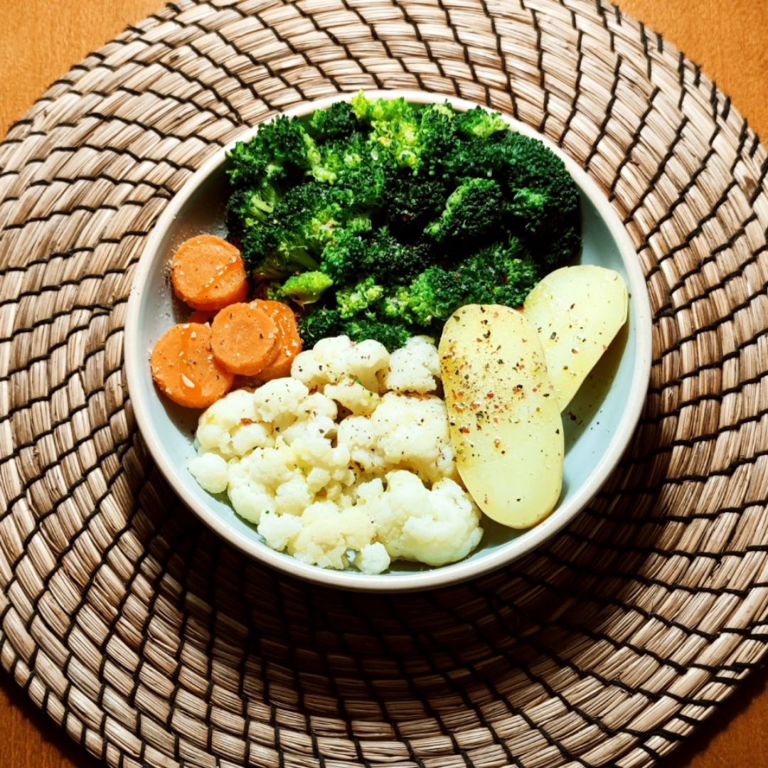 Plato de verduras completo Express Plato de verduras completo Express