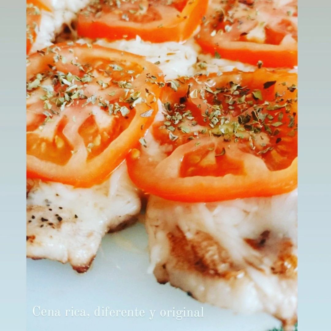 Filetes de panceta a la pizza Filetes de panceta a la pizza