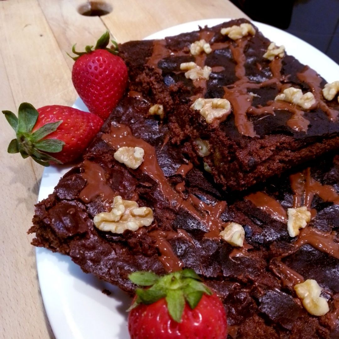 🥧BROWNIE CREMOSO CON NUECES🥧 🥧BROWNIE CREMOSO CON NUECES🥧