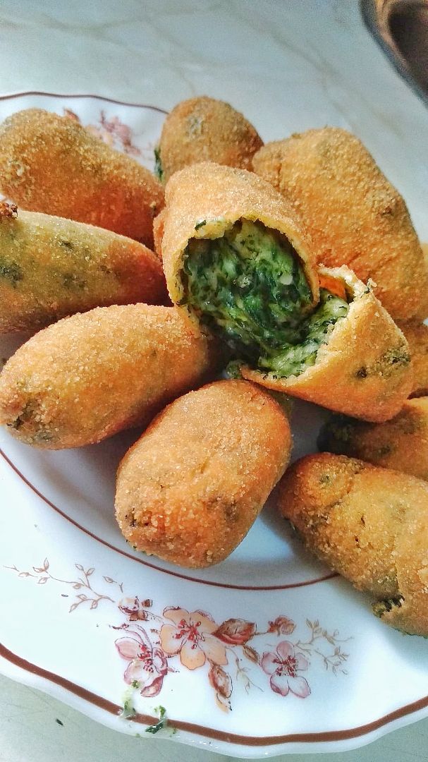 Croquetas de espinacas 🥬 Croquetas de espinacas 🥬