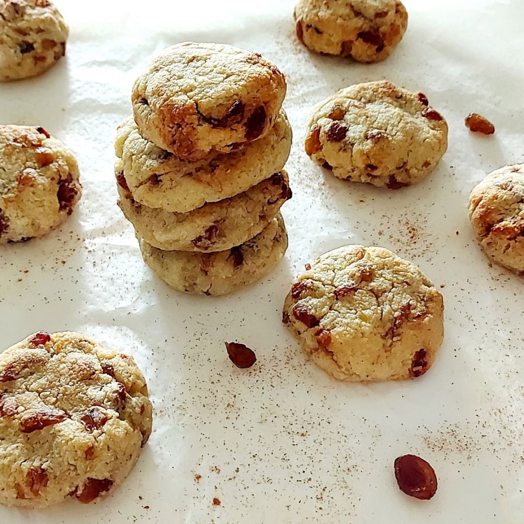 Galletas de patata y pasas Galletas de patata y pasas