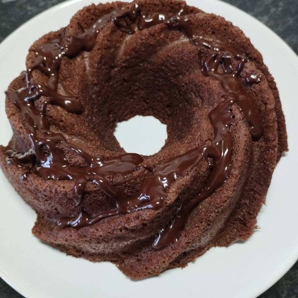 Bizcocho de chocolate en microondas 