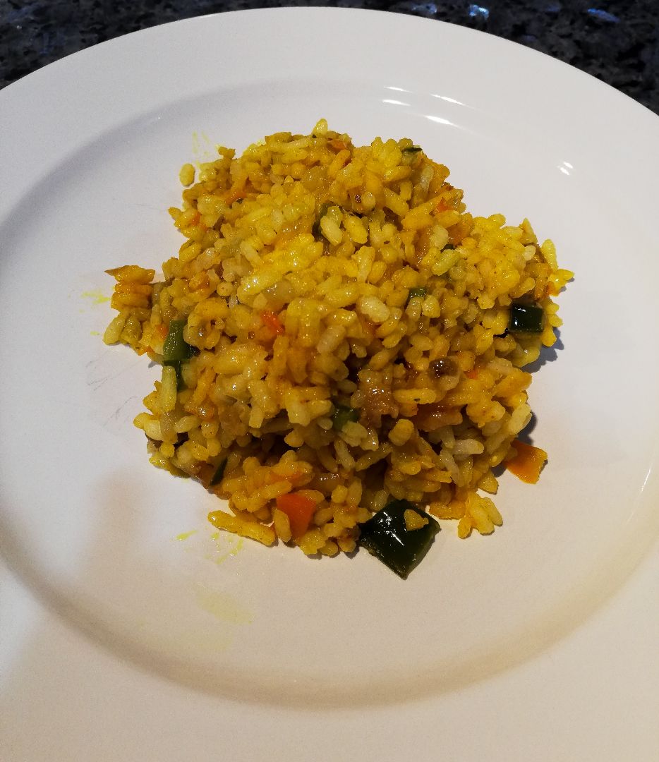 ARROZ 🍚 CON VERDURITAS 🥬 Y CÚRCUMA 🧂 ARROZ 🍚 CON VERDURITAS 🥬 Y CÚRCUMA 🧂