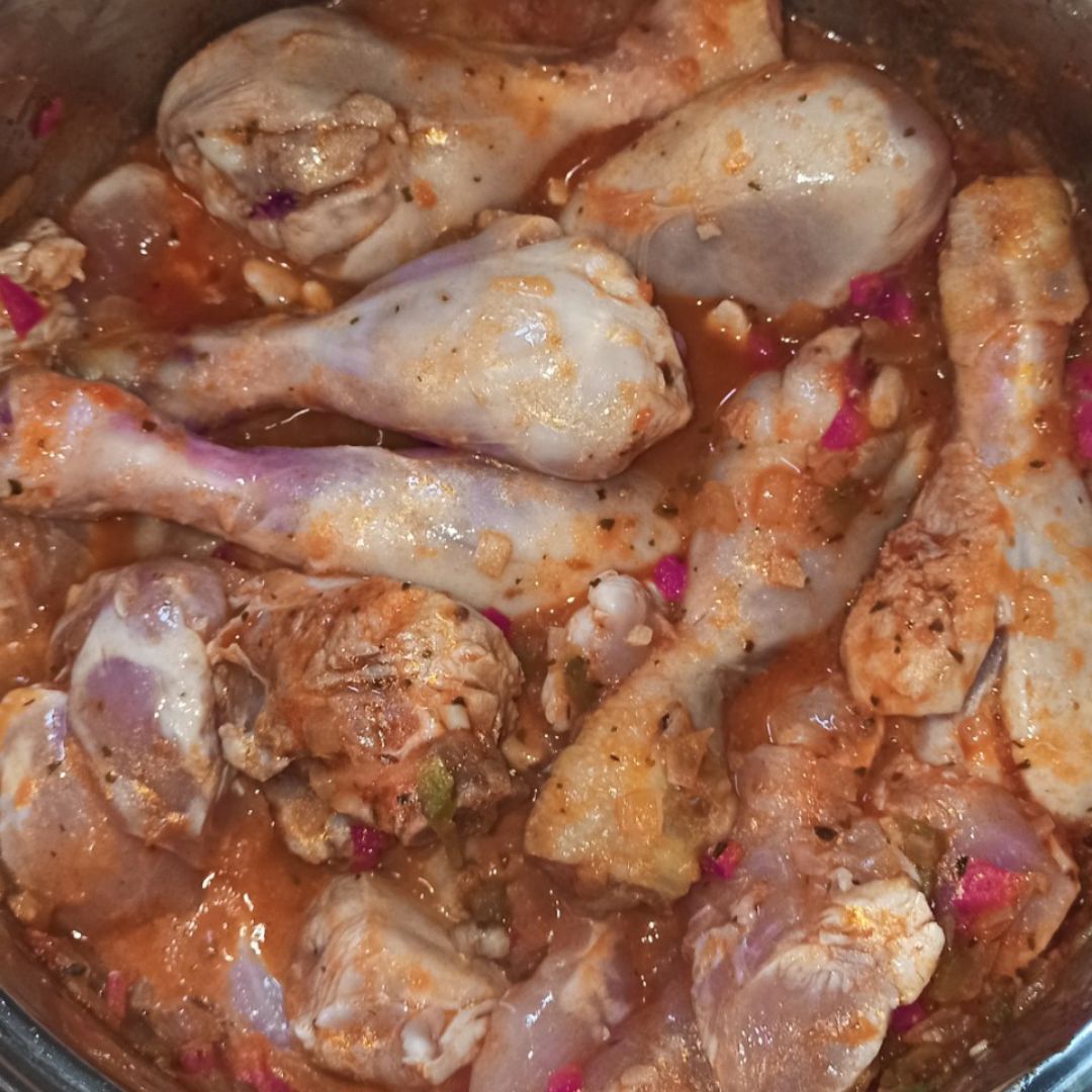 Pollo en salsa con papas Paso 1 Pollo en salsa con papas Paso 1