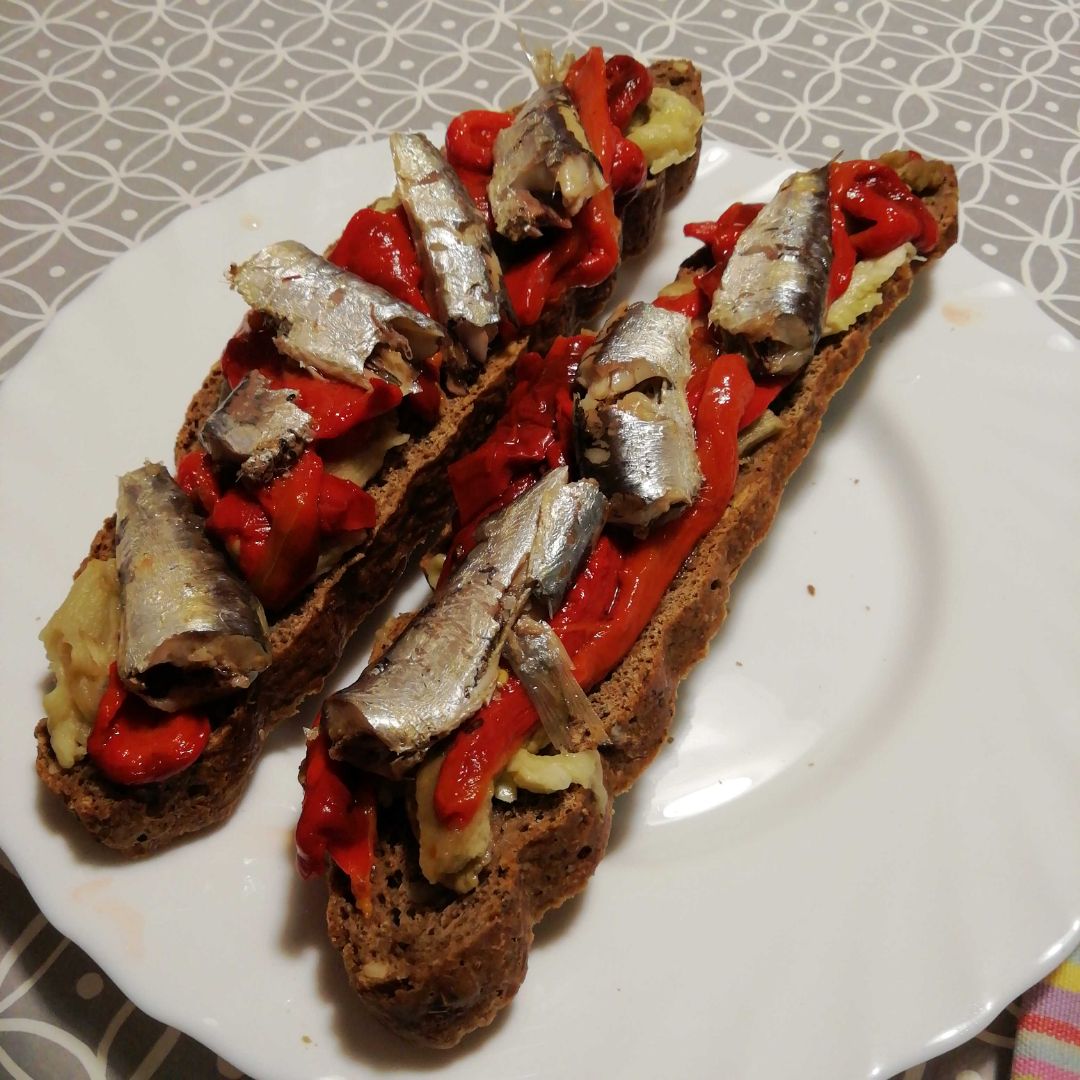 Tostada de escalivada Tostada de escalivada