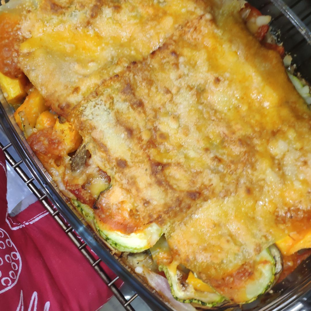 Lasaña vegetal sin bechamel Paso 4 Lasaña vegetal sin bechamel Paso 4