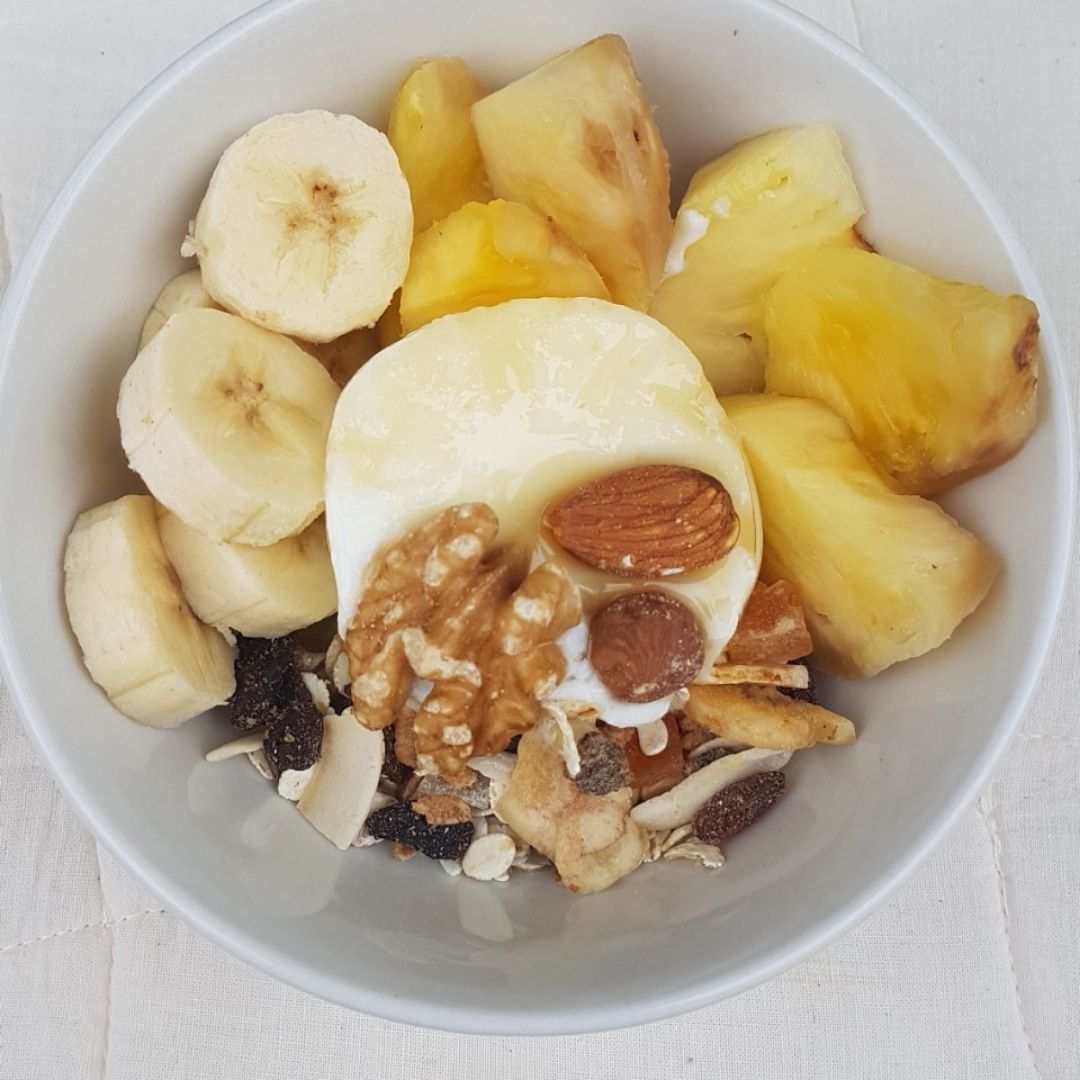 ☀️Yogur con fruta y muesli 🌞