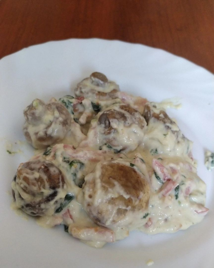 🍄 CHAMPIÑONES CON ACELGAS 🥬Y JAMÓN 🥓 🍄 CHAMPIÑONES CON ACELGAS 🥬Y JAMÓN 🥓