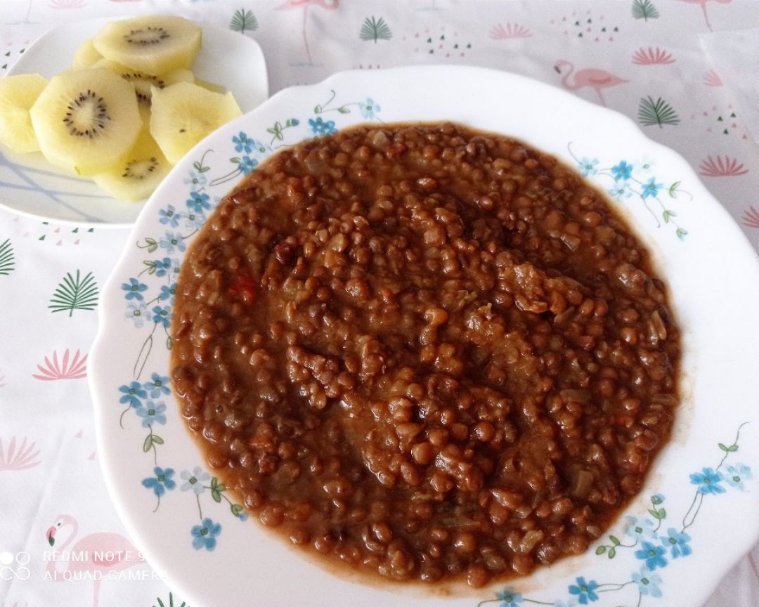 Lentejas con verduras