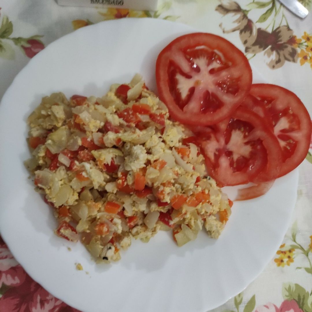 Revuelto con pollo Revuelto con pollo
