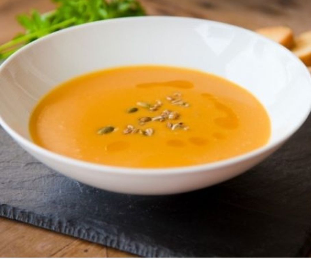 Puré de calabaza y jengibre Puré de calabaza y jengibre