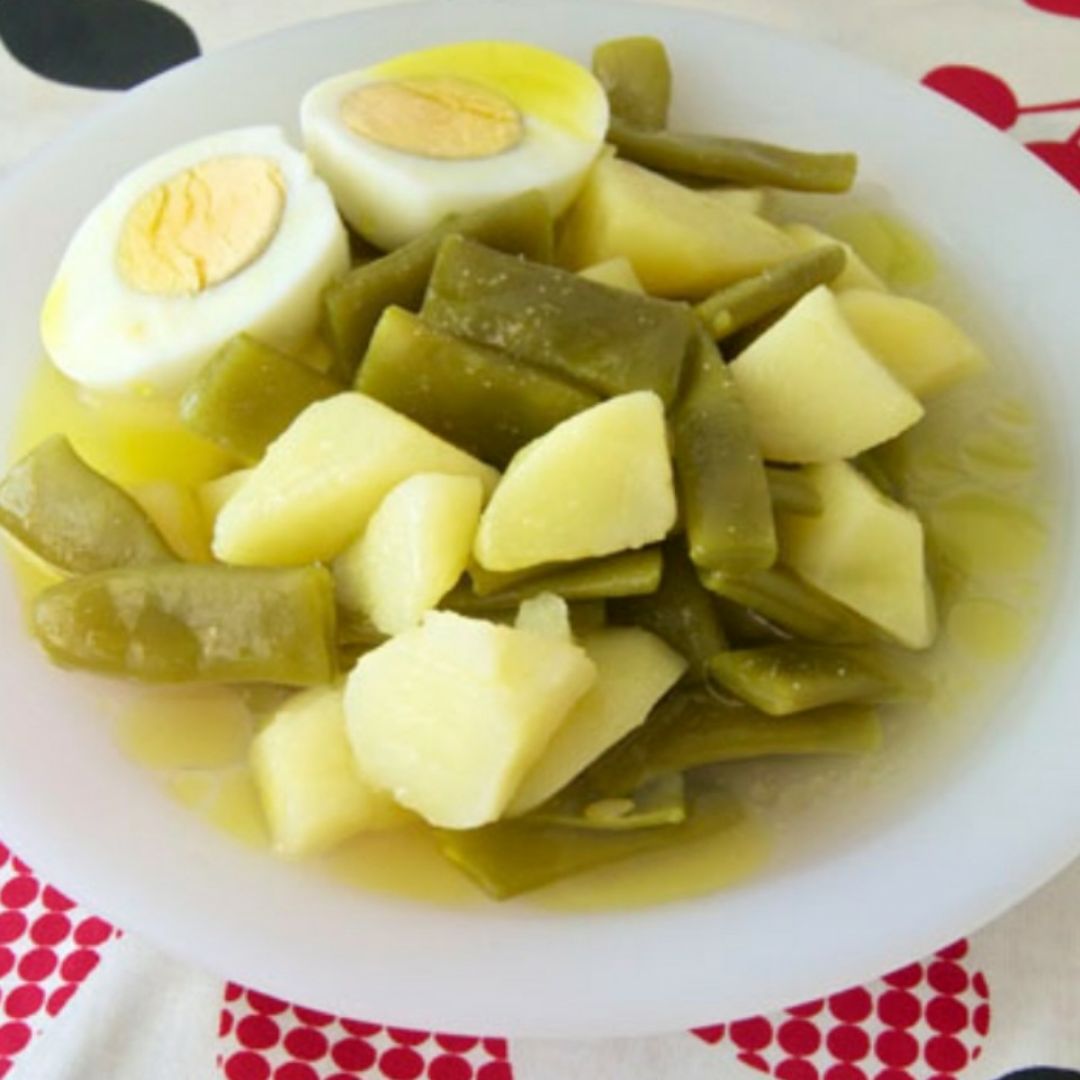 Judías con patata y huevo Judías con patata y huevo