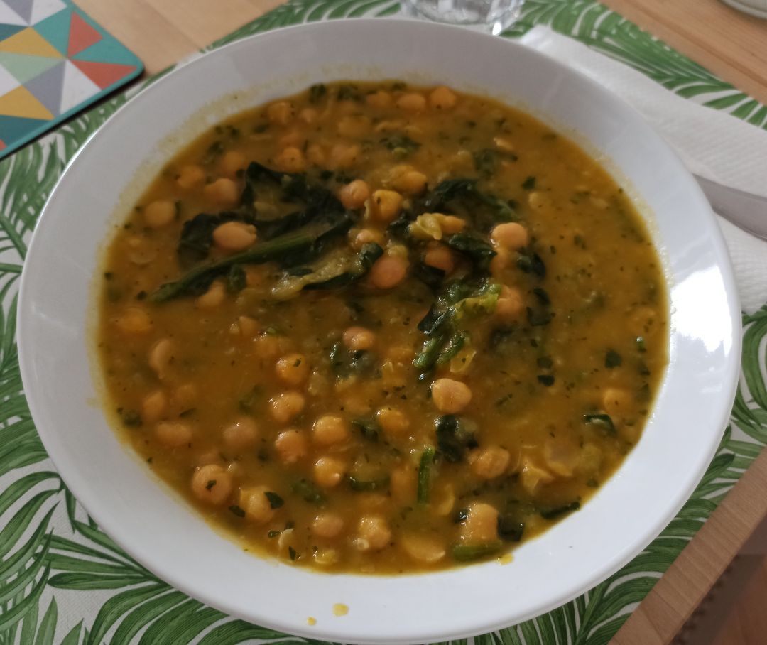 Guiso exprés de garbanzos Guiso exprés de garbanzos