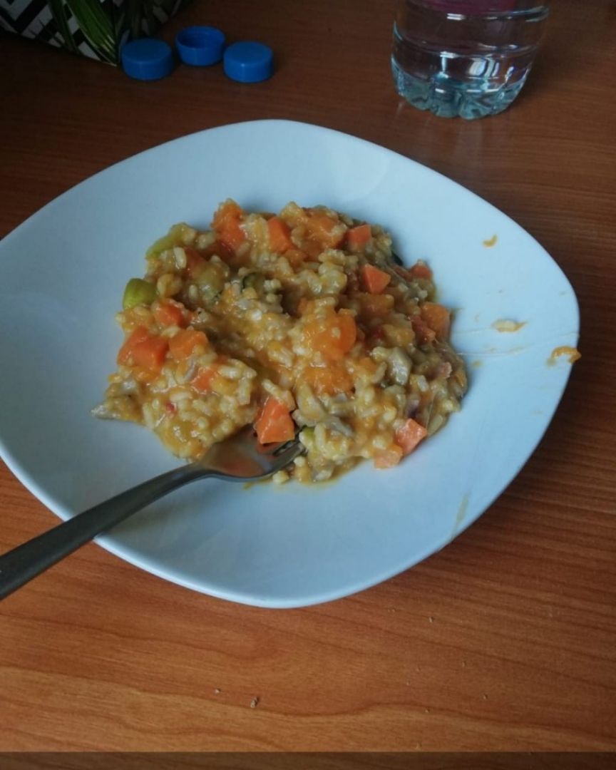 Risotto de verduras y setas Risotto de verduras y setas