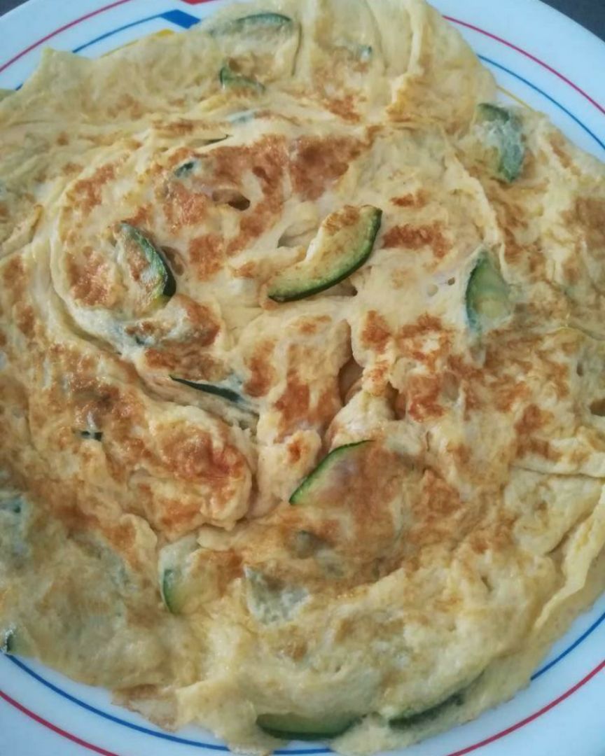 Tortilla light de calabacín Tortilla light de calabacín