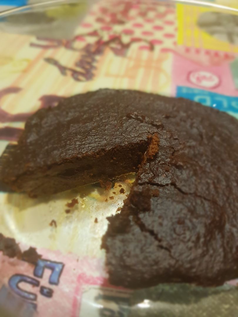 Brownie con 3 ingredientes